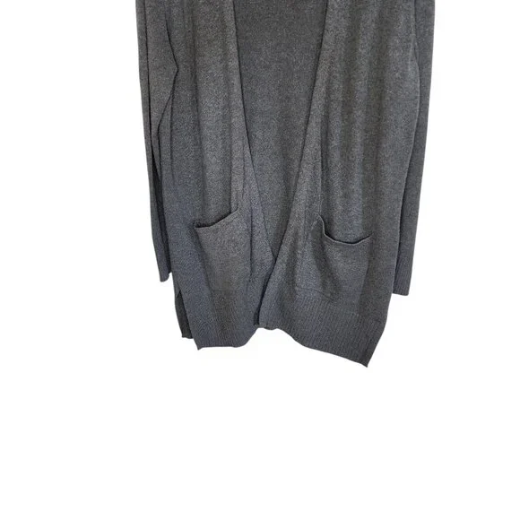 Old Navy Gray Open Front Longline Cardigan Sweater Size XL - Picture 3 of 5